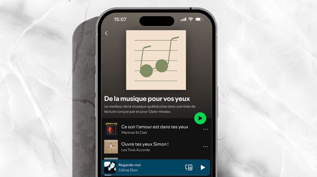 Opto-Réseau - Playlist